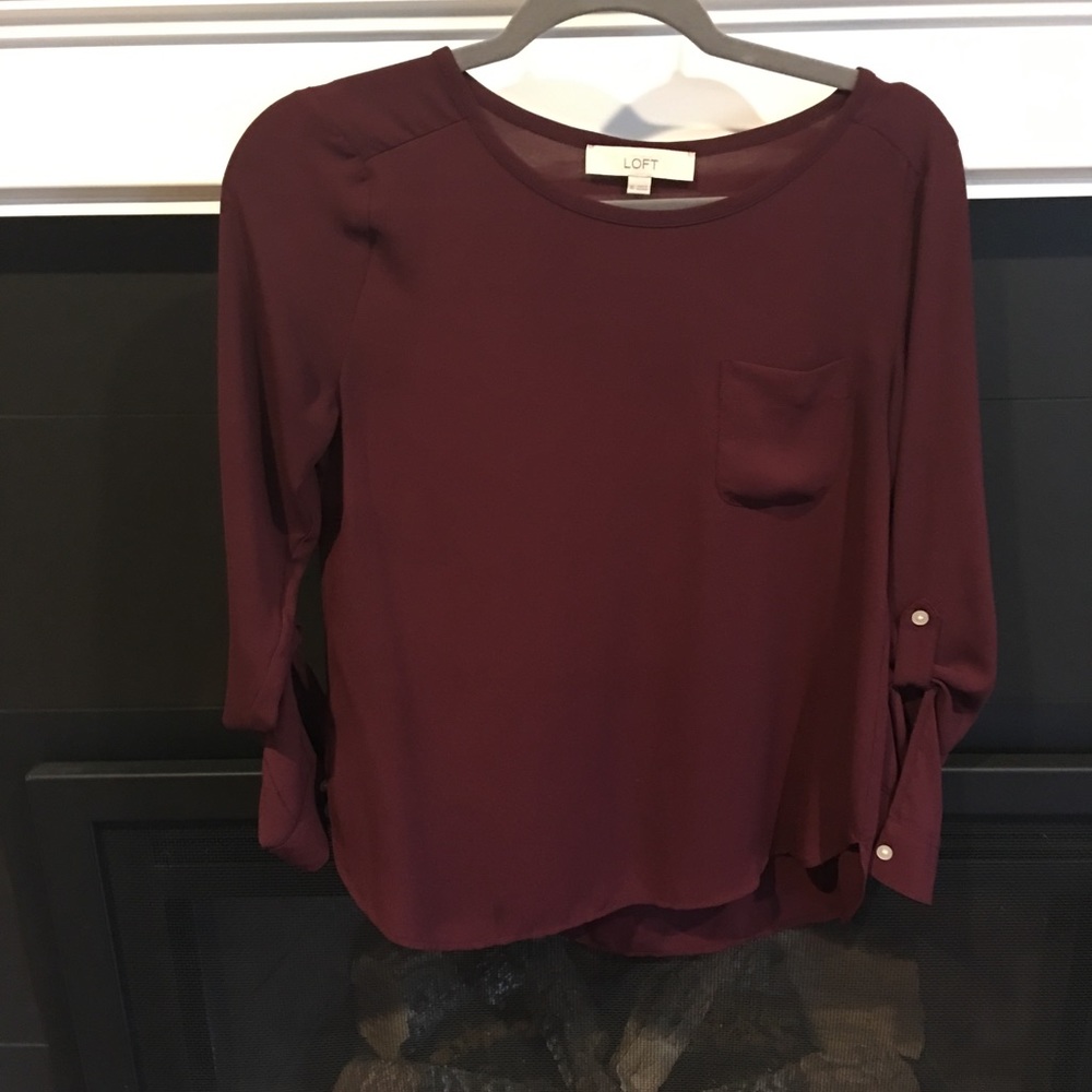 EUC Ann Loft blouse